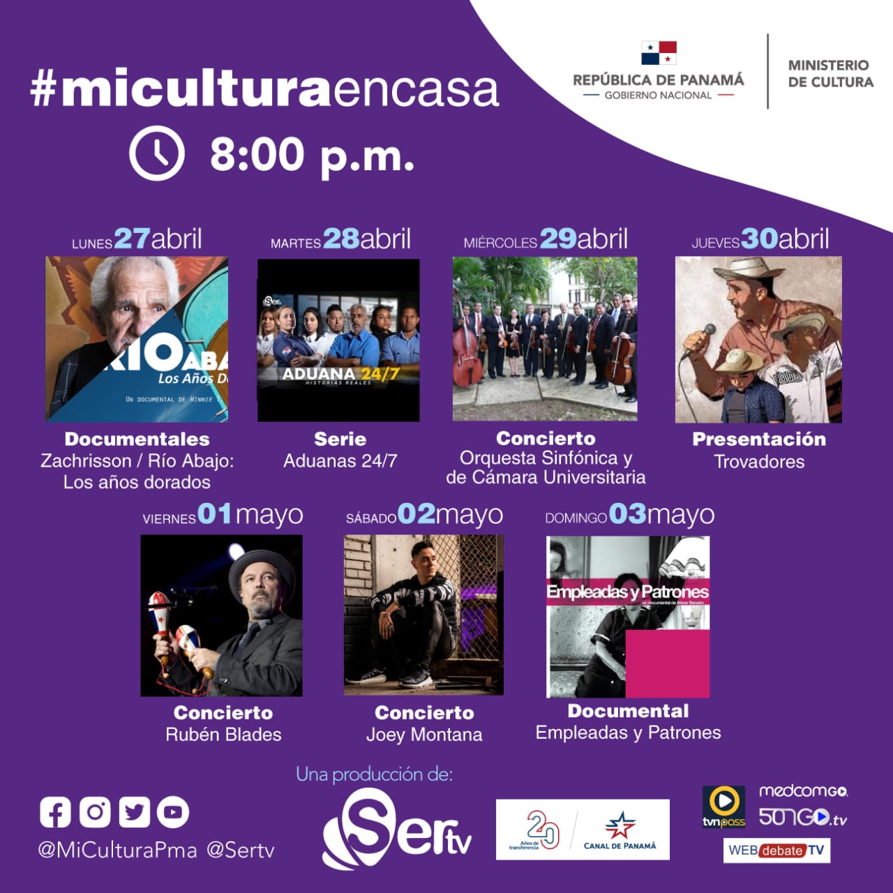 “Mi Cultura en Casa” se posiciona en las preferencias