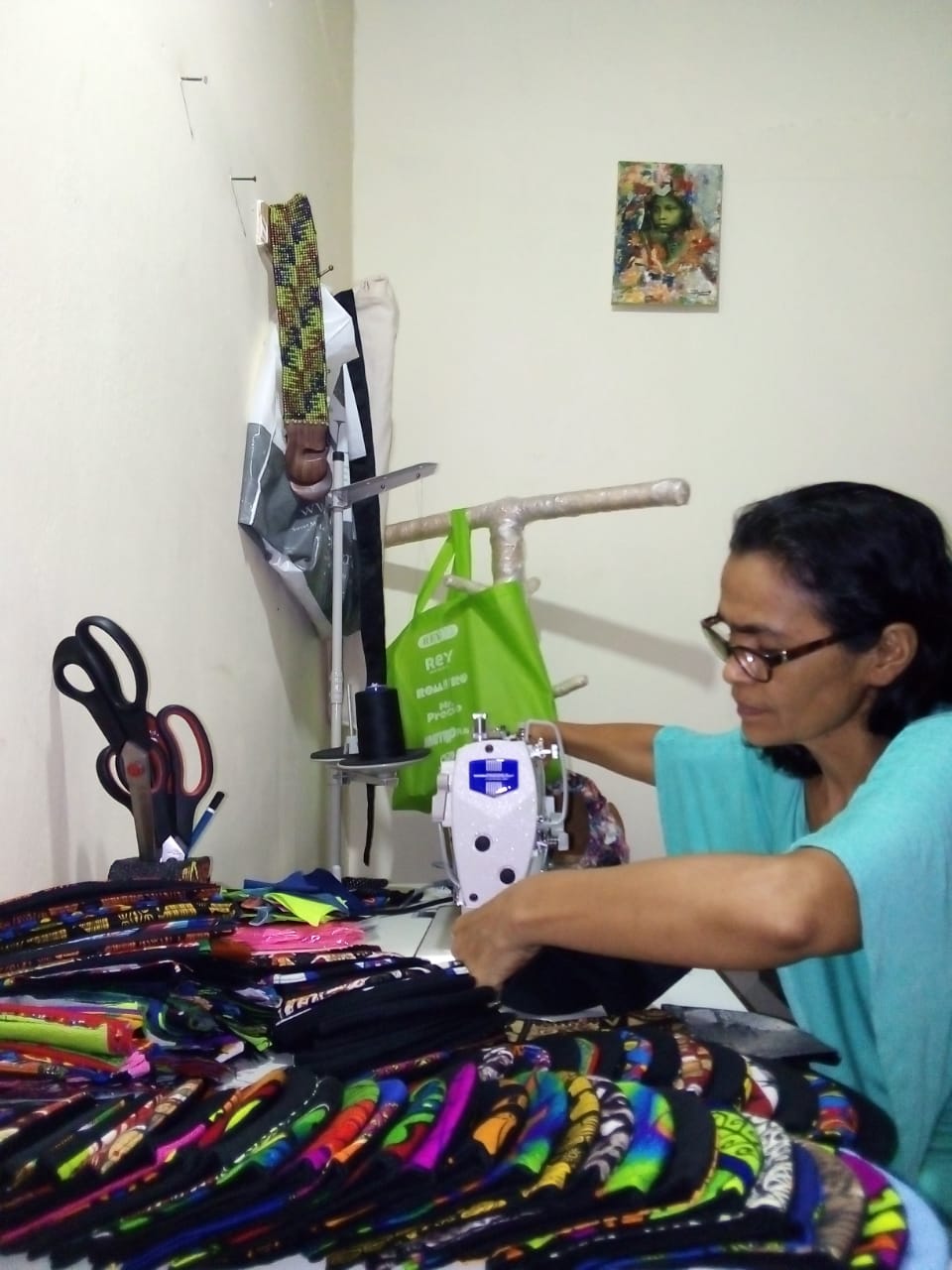 Crafts record sales more than 150 thousand balboas by artisan masks Covid-19