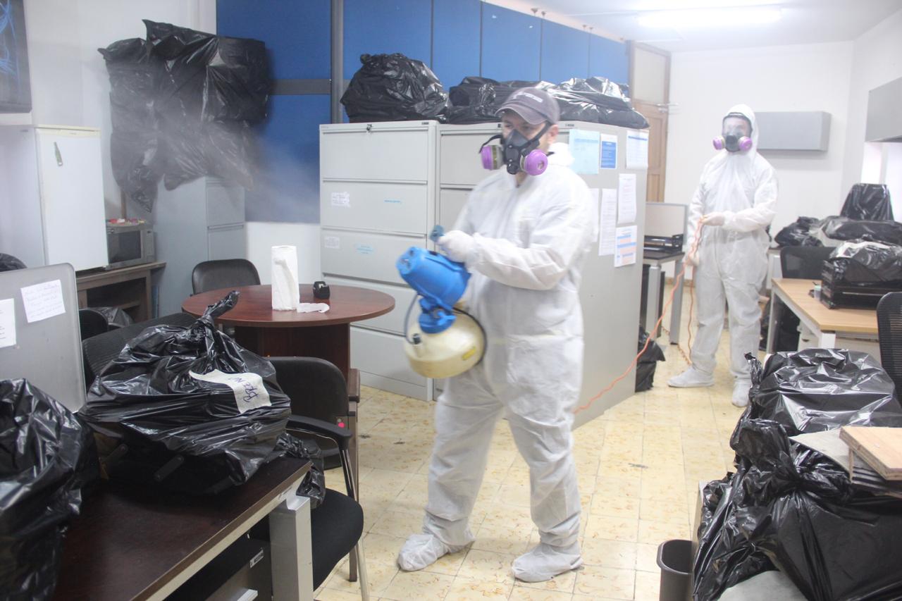 MiCultura conduct disinfection and fumigation at its office