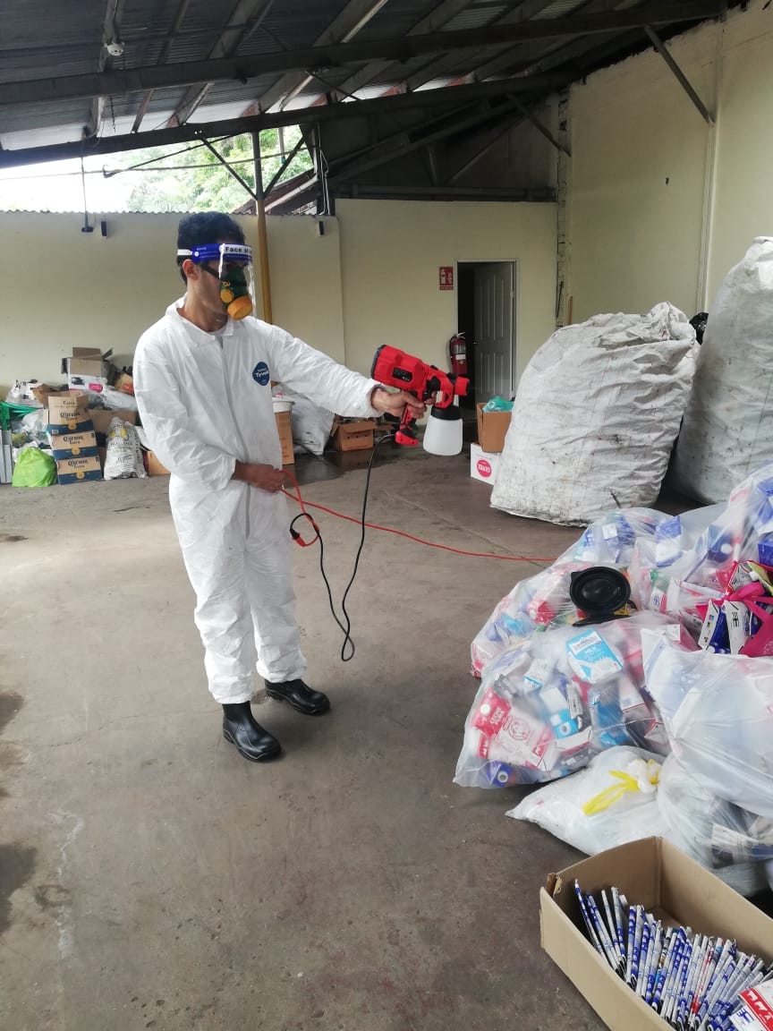 Starts management of recyclable materials in San Felipe's correction