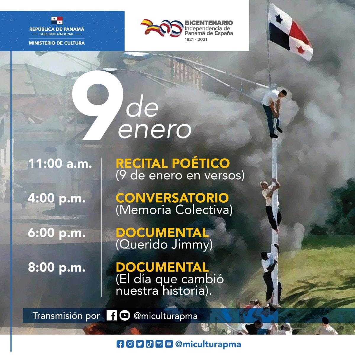 My Culture at Home includes Special Programming for January 9