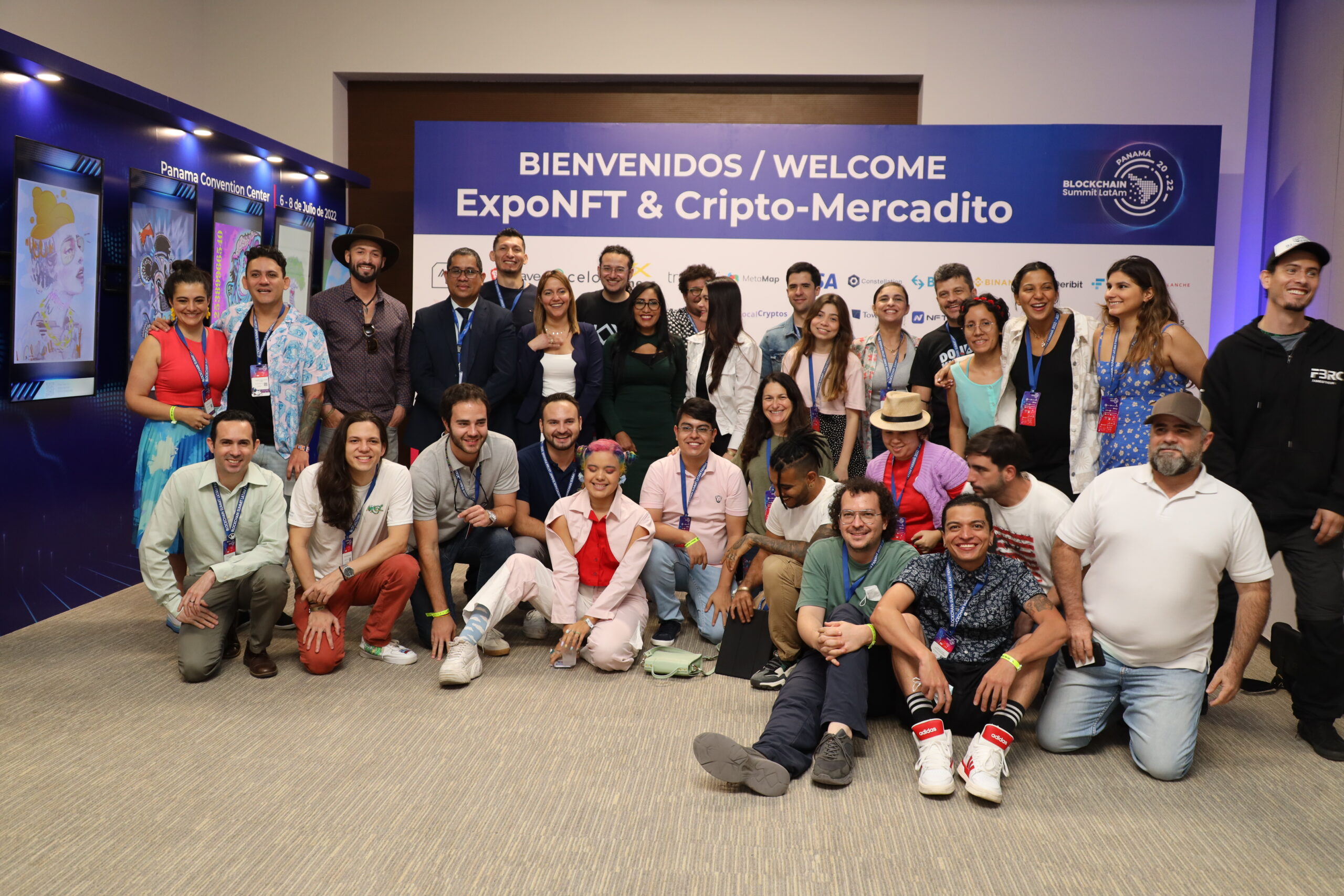 Panamanian artists exhibit works at a digital economy event