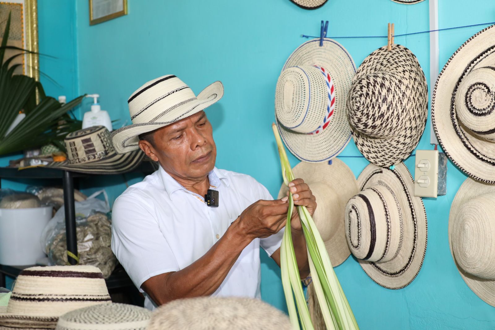 MiCultura promueve conocimiento de las técnicas artesanales para la elaboración del sombrero pinta’o