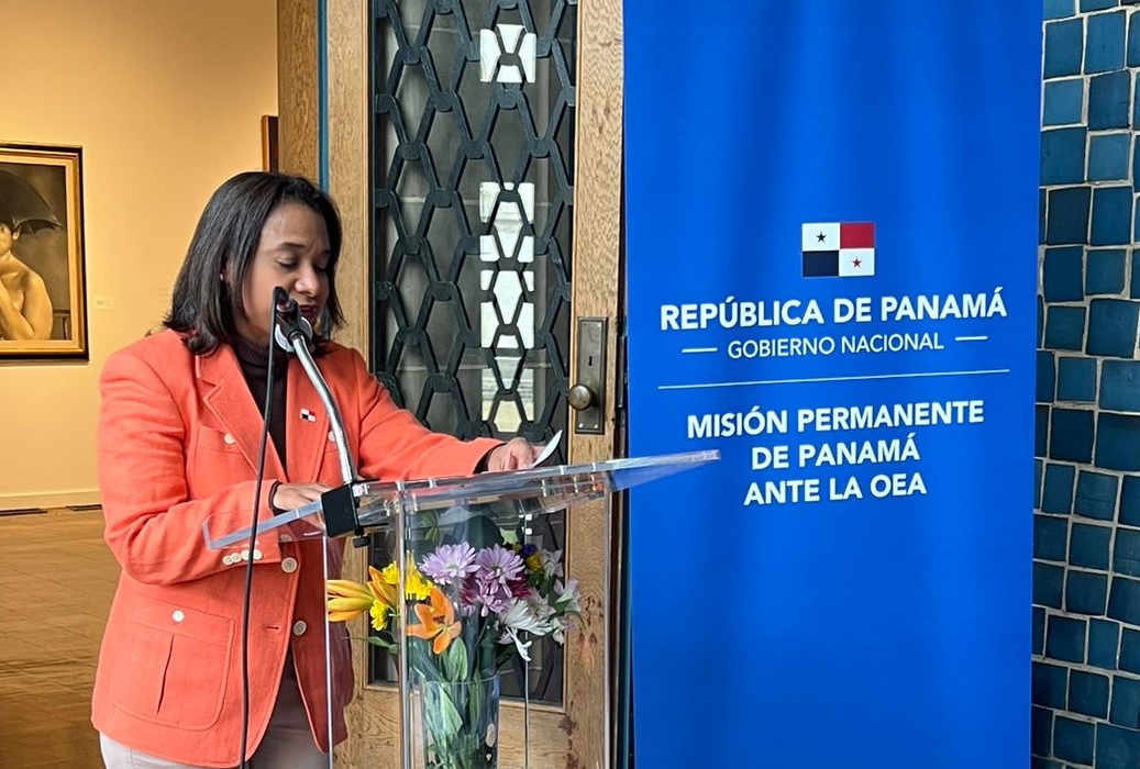< strong > MINISTRA GONZÁLEZ VILLARRUÉ EXpONE TO THE OAS AVANCES FROM PANAMA IN CULTURAL MATERY < / strong >