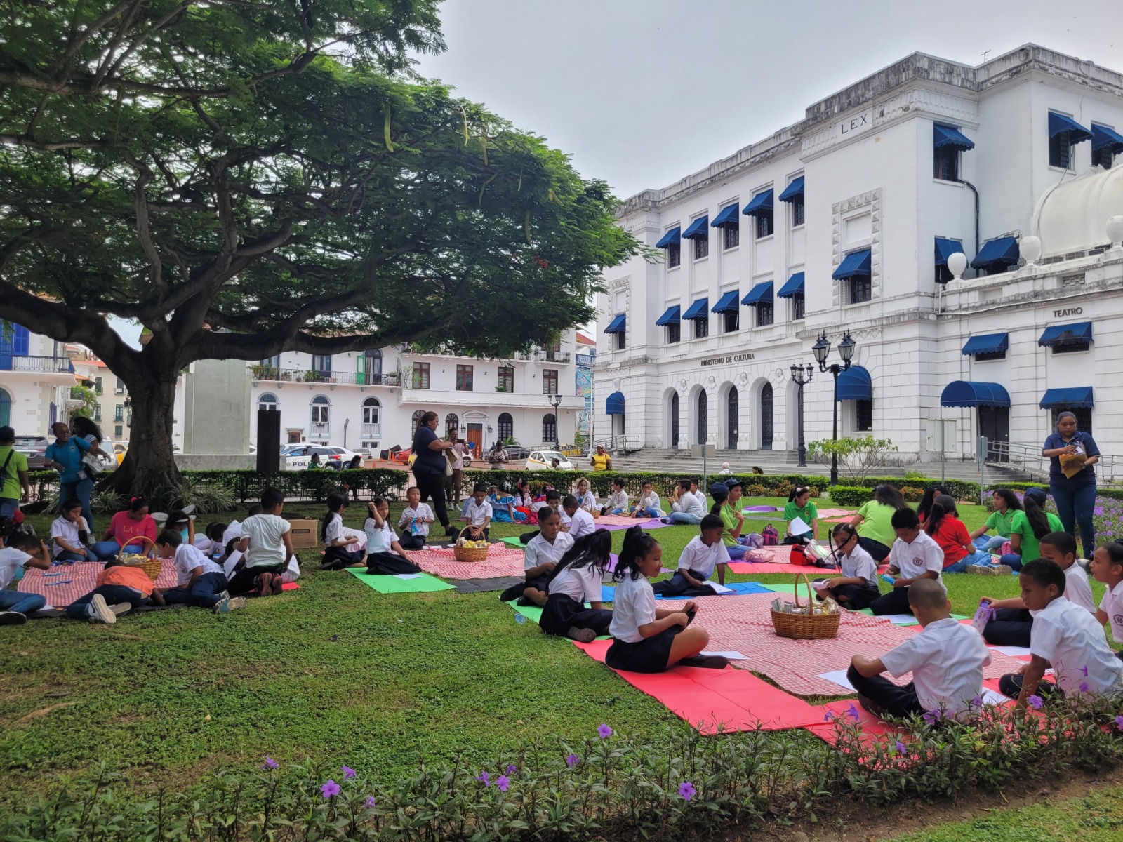 Students from San Felipe enjoyed a "cultural picnic"