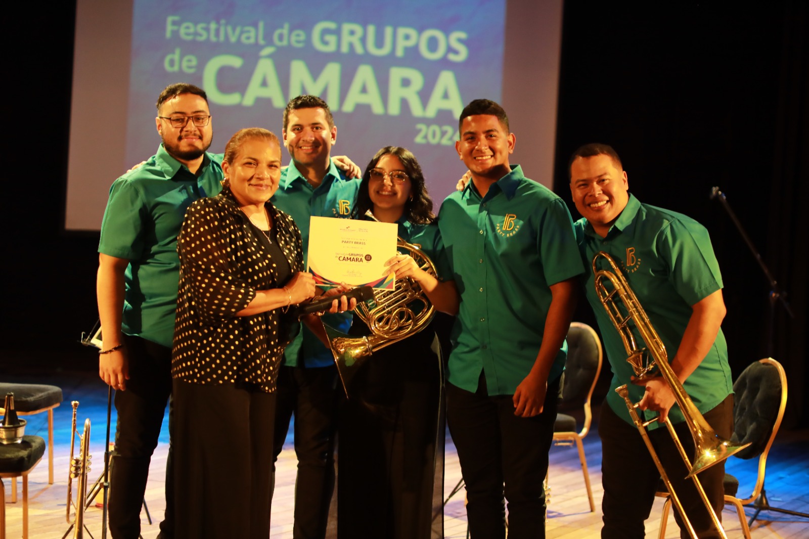 Quinteto Party Brass inaugura el Festival de Grupos de Cámara 2024