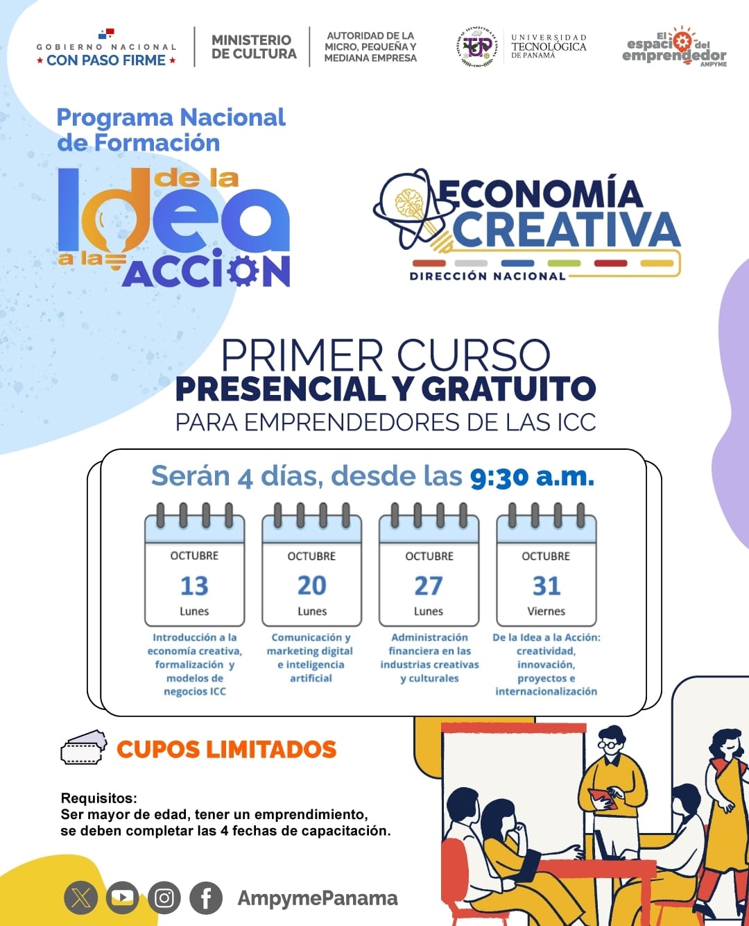 Llegó la hora de pasar ¡De la idea a la acción!