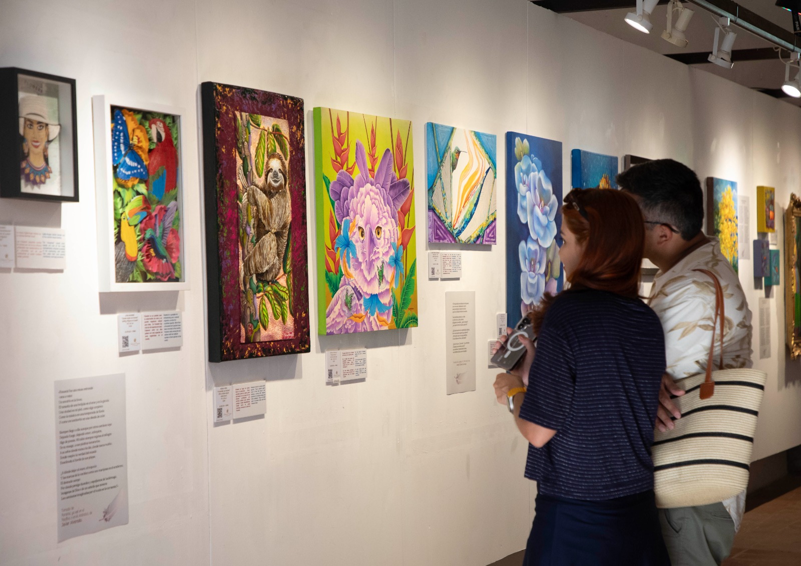 Exhibition that fuses art and poetry at Juan Manuel Cedeño gallery