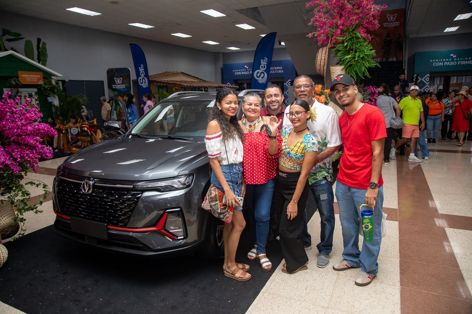 The luck came to La Chorro with the Changan of the Crafts Fair